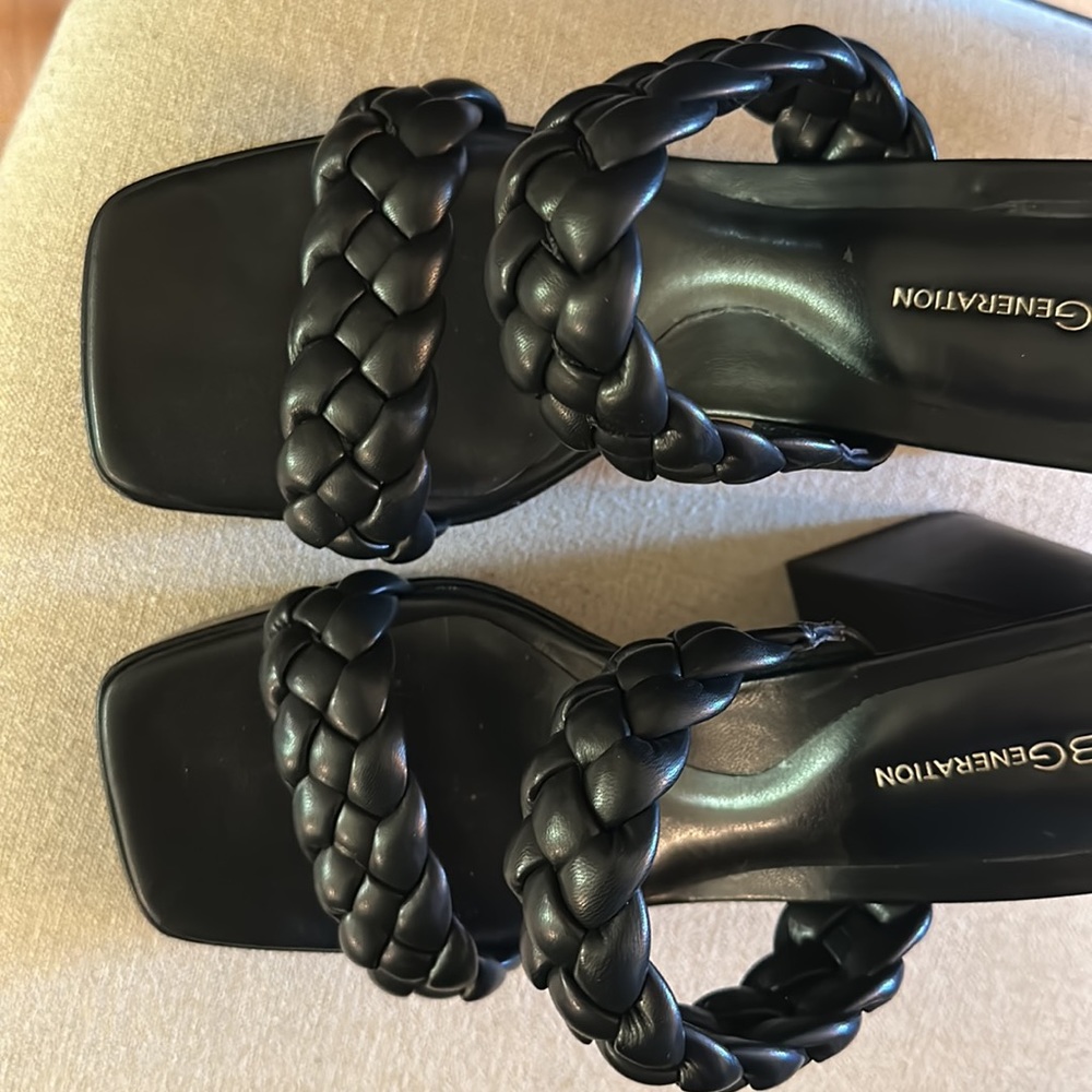 Bcbgeneration Women’s Braided Two Strap Chunky He… - image 6